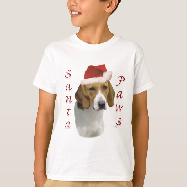 American Foxhound Santa Paws T-Shirt (Front)