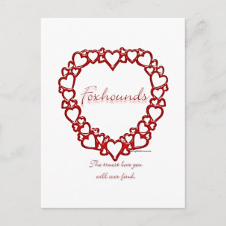 American Foxhound True Love Postcard