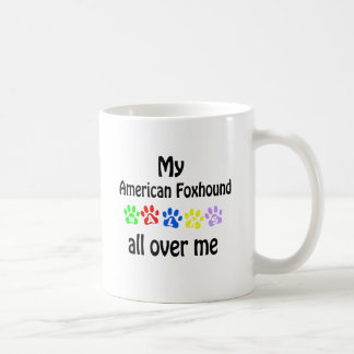 American Foxhound Walks Design Coffee Mug