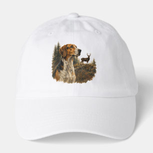 American Foxhound with Whitetail Deer Hat