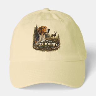 American Foxhound with Whitetail Deer Hat