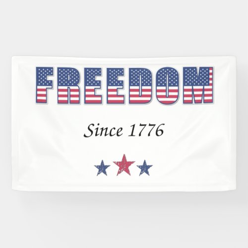 American Freedom 1776 Banner