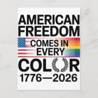 American Freedom Comes in Every Color LGBTQ