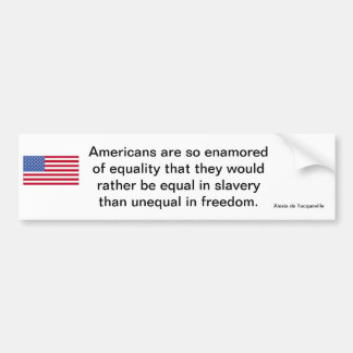 American Freedom Statement Bumper Sticker