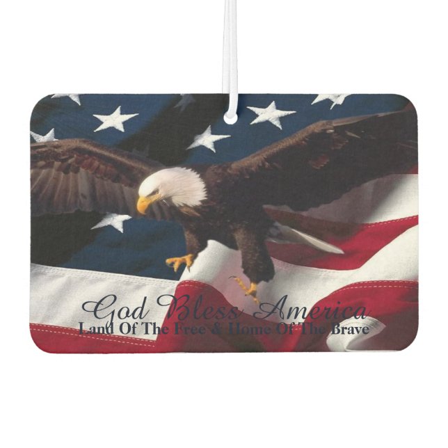 American Freedom Symbols Air Freshener" Air Freshener (Front)