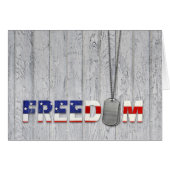 American Freedom Tags (Front Horizontal)