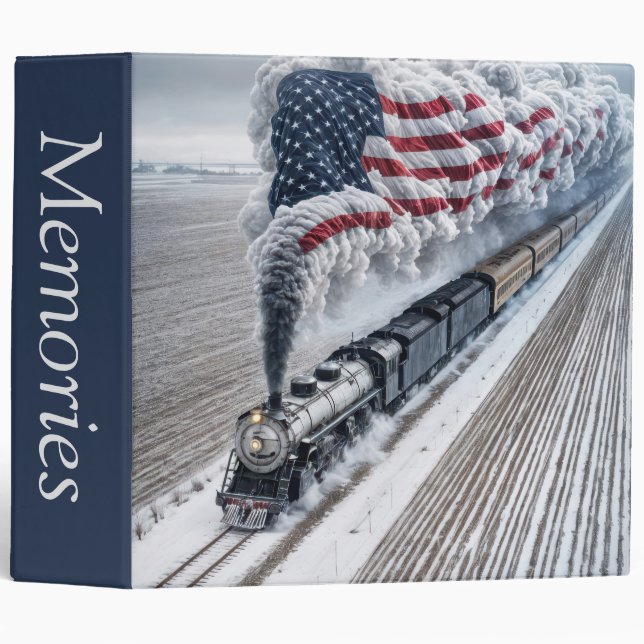 American Freedom Train 3 Ring Binder (Front/Spine)