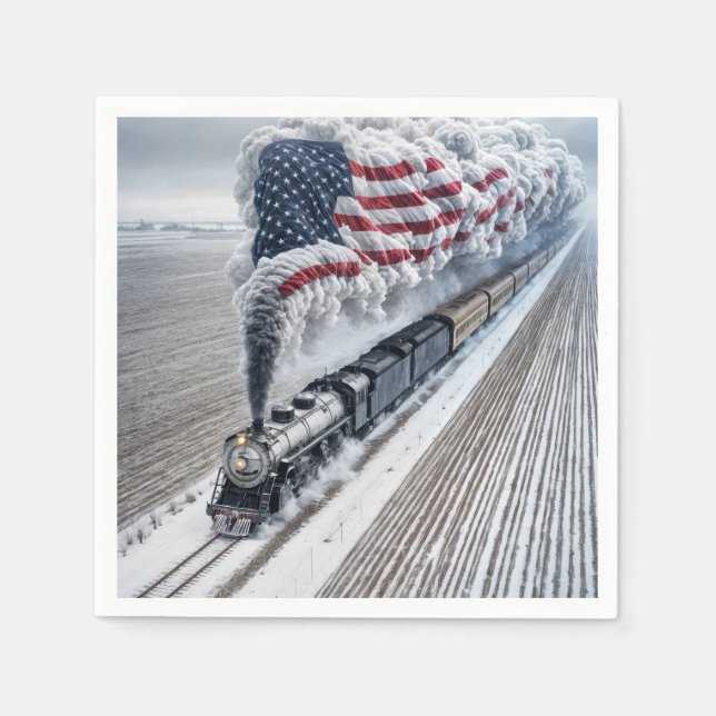 American Freedom Train Napkins (Front)