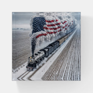 American Freedom Train Paperweight