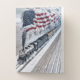American Freedom Train Pocket Folder