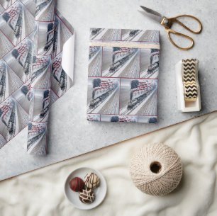 American Freedom Train Wrapping Paper