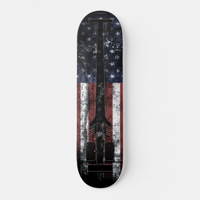AMERICAN FUEL NITRO STYLE SKATEBOARD (Front)