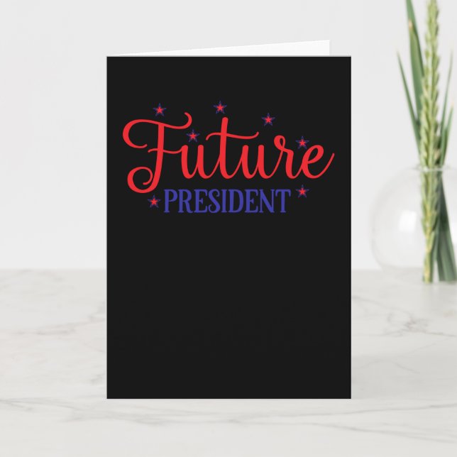American Future President Card (Front)