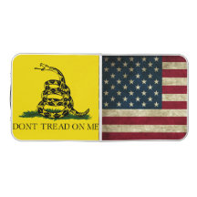 American & Gadsden Flags Pong Table