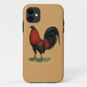 American Game BB Black Red Rooster iPhone 11 Case