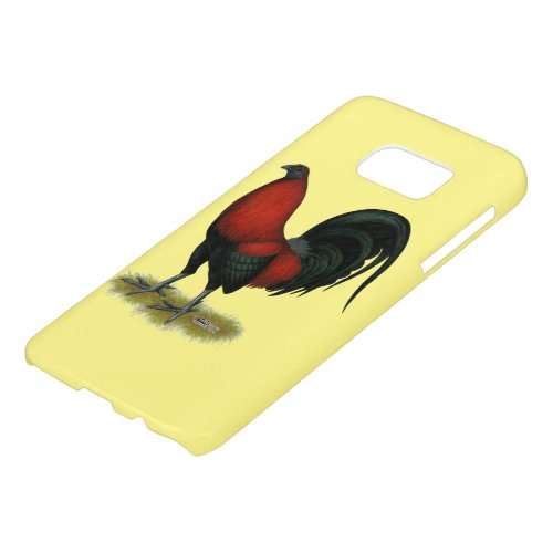American Game BB Black Red Rooster Samsung Galaxy S7 Case