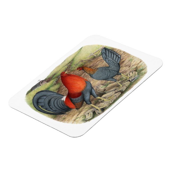 American Game Blue Reds Magnet (Left Side)