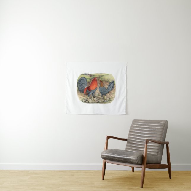 American Game Blue Reds Tapestry (In Situ (Horizontal))