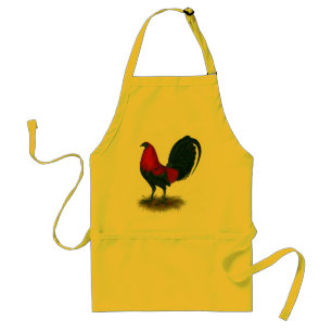 American Gamecock: Brown Red Adult Apron