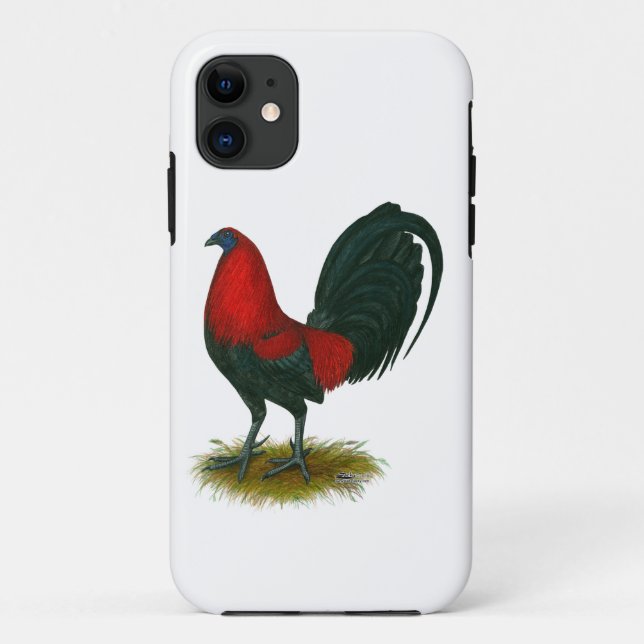 American Gamecock:  Brown Red Case-Mate iPhone Case (Back)