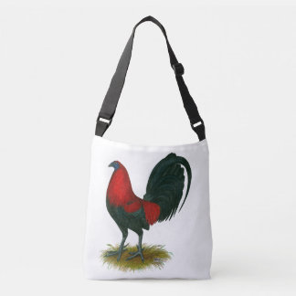American Gamecock:  Brown Red Crossbody Bag