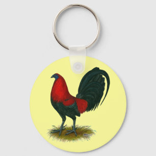 American Gamecock: Brown Red Keychain