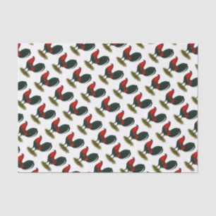 American Gamecock: Brown Red Tissue Paper