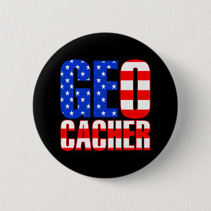 American Geocacher Button
