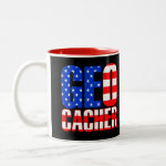American Geocacher Two-Tone Coffee Mug