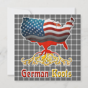 American German Roots Invitation