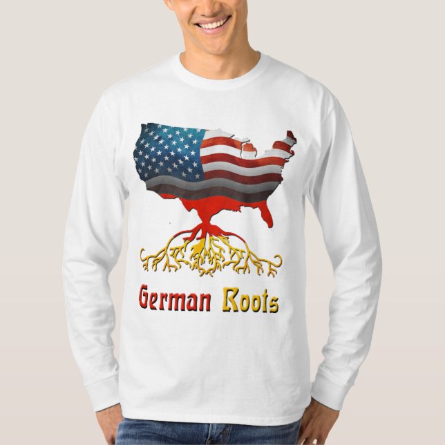 American German Roots Men's T-Shirts (Front)