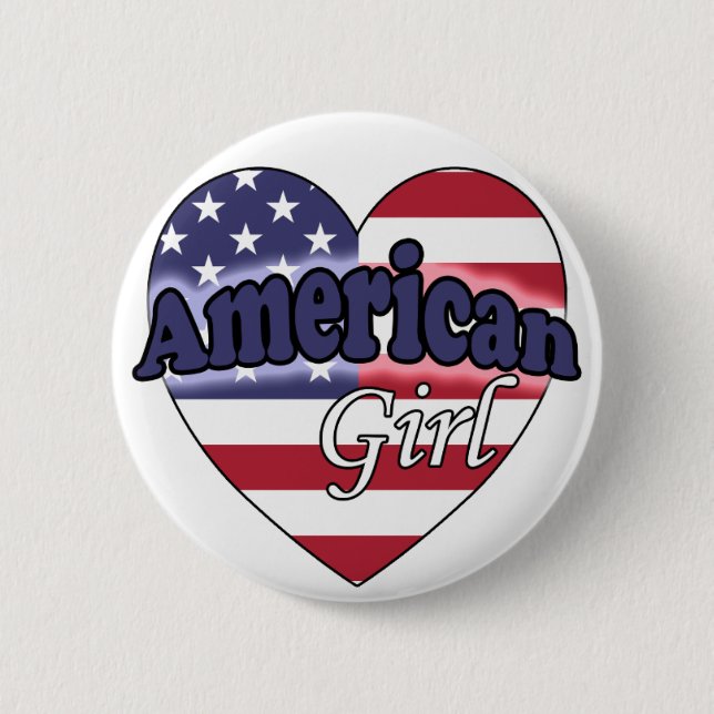 American Girl Button (Front)