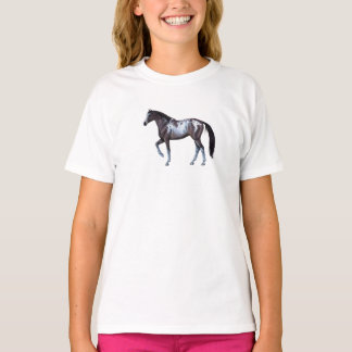 American Girl - horse, running - T-Shirt