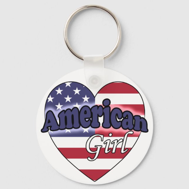 American Girl Keychain (Front)