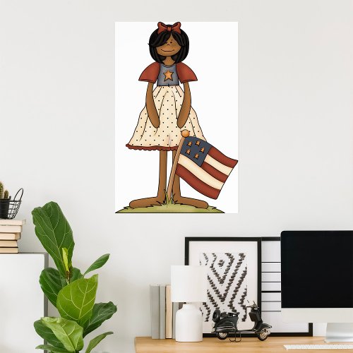 American Girl Poster