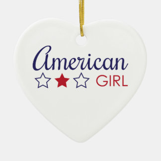 American Girl Stars Ceramic Ornament