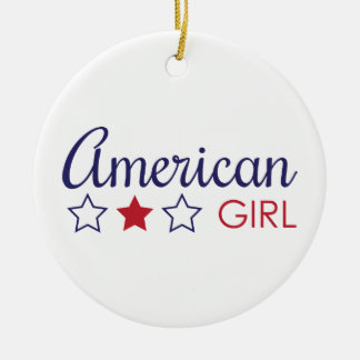 American Girl Stars Ceramic Ornament