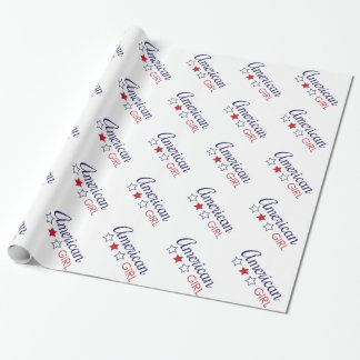 American Girl Stars Wrapping Paper