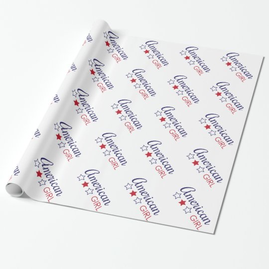 American Girl Stars Wrapping Paper | Zazzle.com