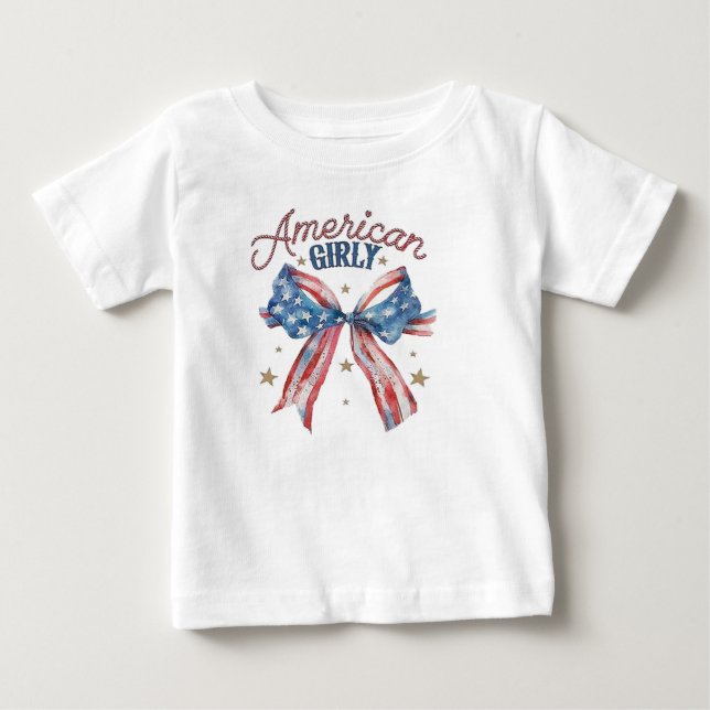 American GIrly Baby T-Shirt (Front)