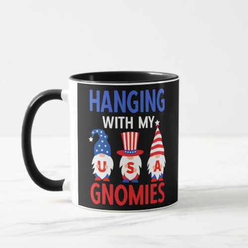 American Gnomes Patriotic Gnome USA 4th Of July Mug
