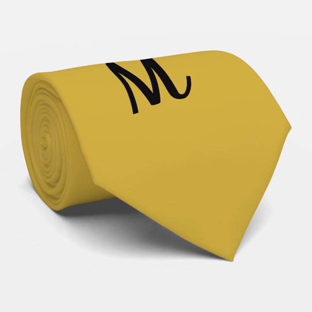 American Gold Color Neck Tie (Rolled)
