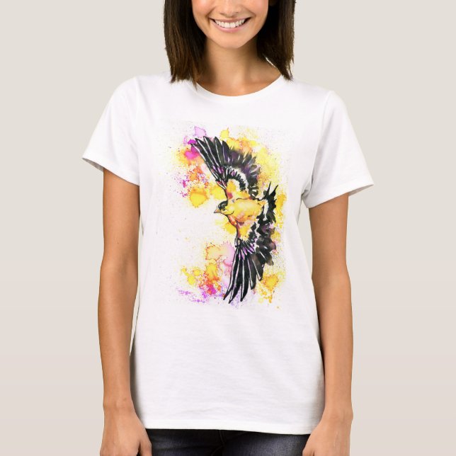 American Goldfinch Bird T-shirt (Front)