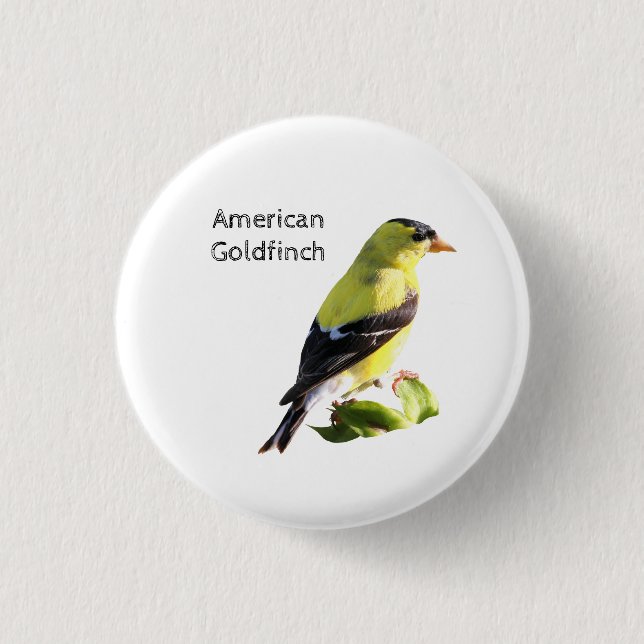 American Goldfinch Button (Front)