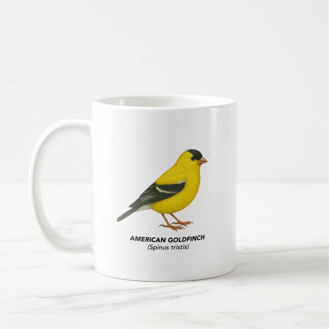 American Goldfinch - California Curated Collection Coffee Mug (Left)