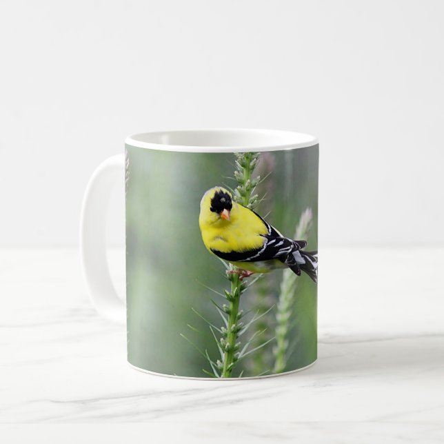 American Goldfinch Coffee Mug (Front Left)