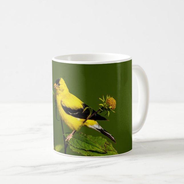 American Goldfinch Coffee Mug (Front Right)