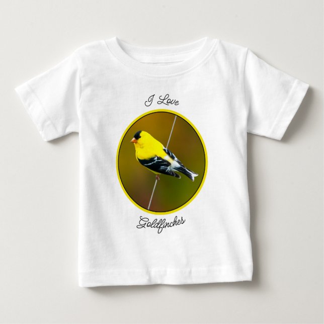 American Goldfinch - Original Photograph Baby T-Shirt (Front)