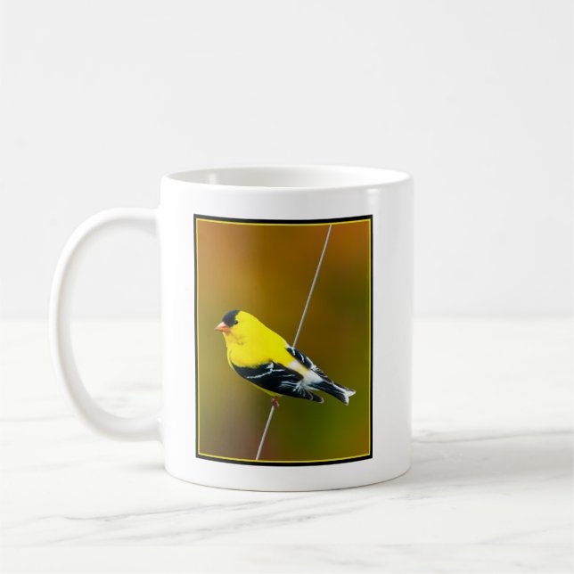 American Goldfinch - Original Photograph Coffee Mug (Left)