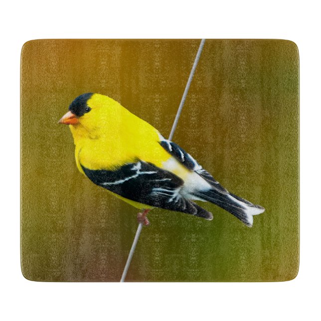 American Goldfinch - Original Photograph Cutting Board (Front)